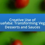 Creative Use of Aquafaba: Transforming Vegan Desserts and Sauces