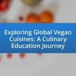 Exploring Global Vegan Cuisines: A Culinary Education Journey