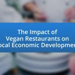 The Impact of Vegan Restaurants on Local Economic Development