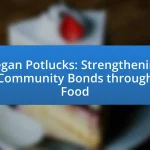 Vegan Potlucks: Strengthening Community Bonds through Food